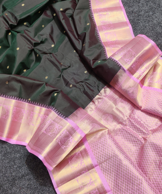 Gadwal Handloom Pure silk saree - GPS161