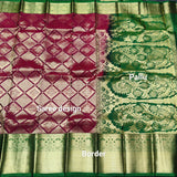 Kanchi pure Bridal wear saree - KMP2010