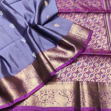 Meenakari kanchi lightweight pattu Saree - KMP3127