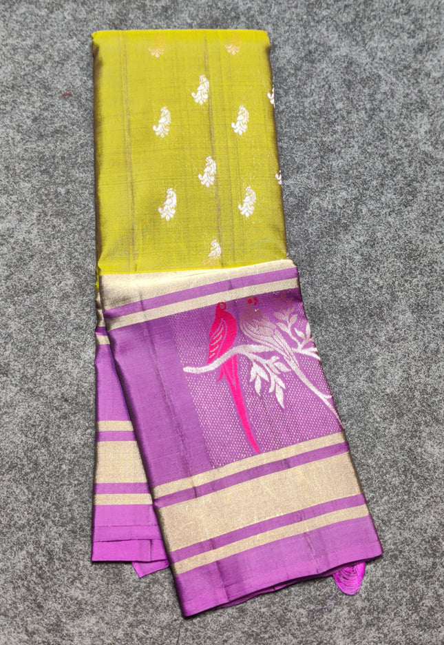 Lightweight Pattu Scurt Border Saree - LWP1078