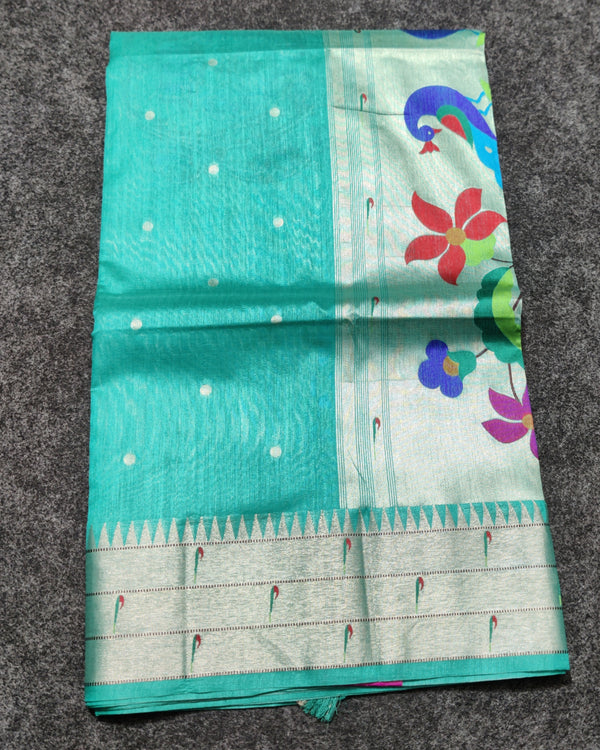 Jute paithani silk sarees - J05