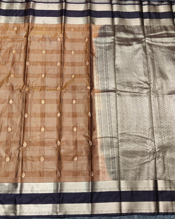 Kanchi semi vintage silk Saree -KS37 alternate view