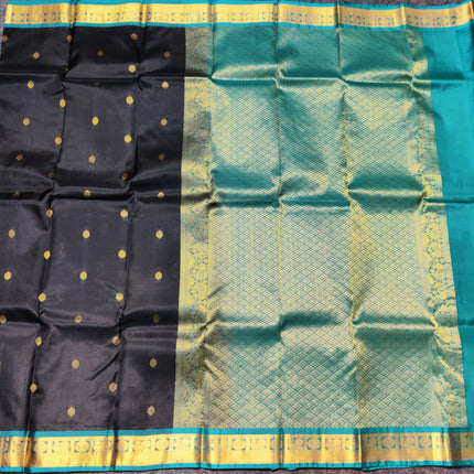 Kanchipattu small border saree - KMP206