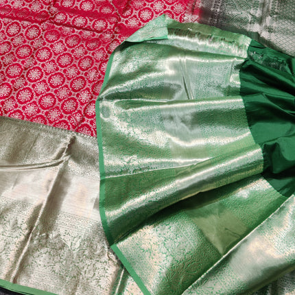 Kanchi pattu half fine bridal wear saree HF31