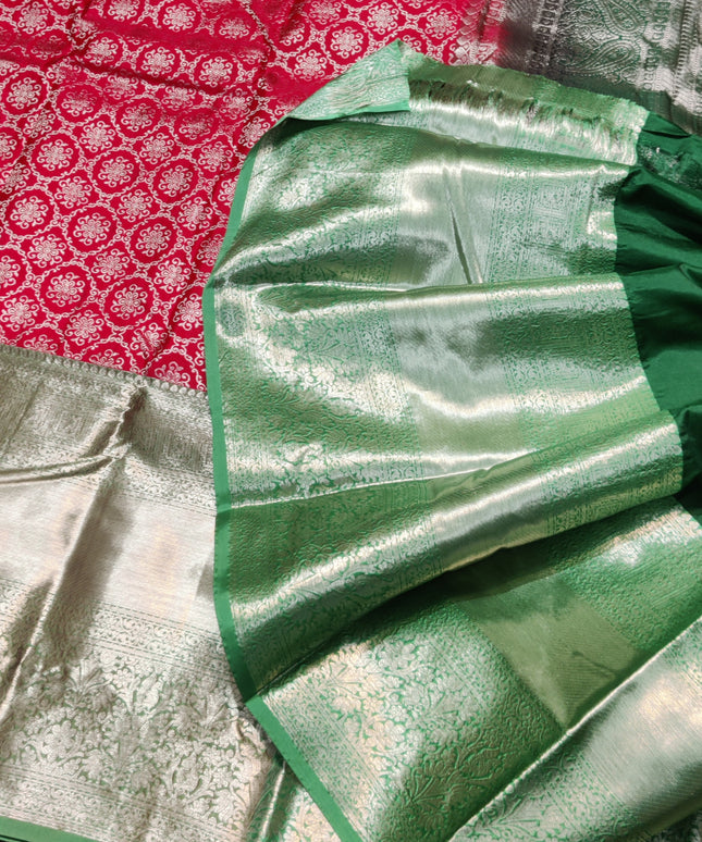 Kanchi pattu half fine bridal wear saree HF31