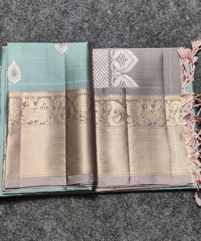 Meenakari kanchi lightweight pattu Saree - KMP304