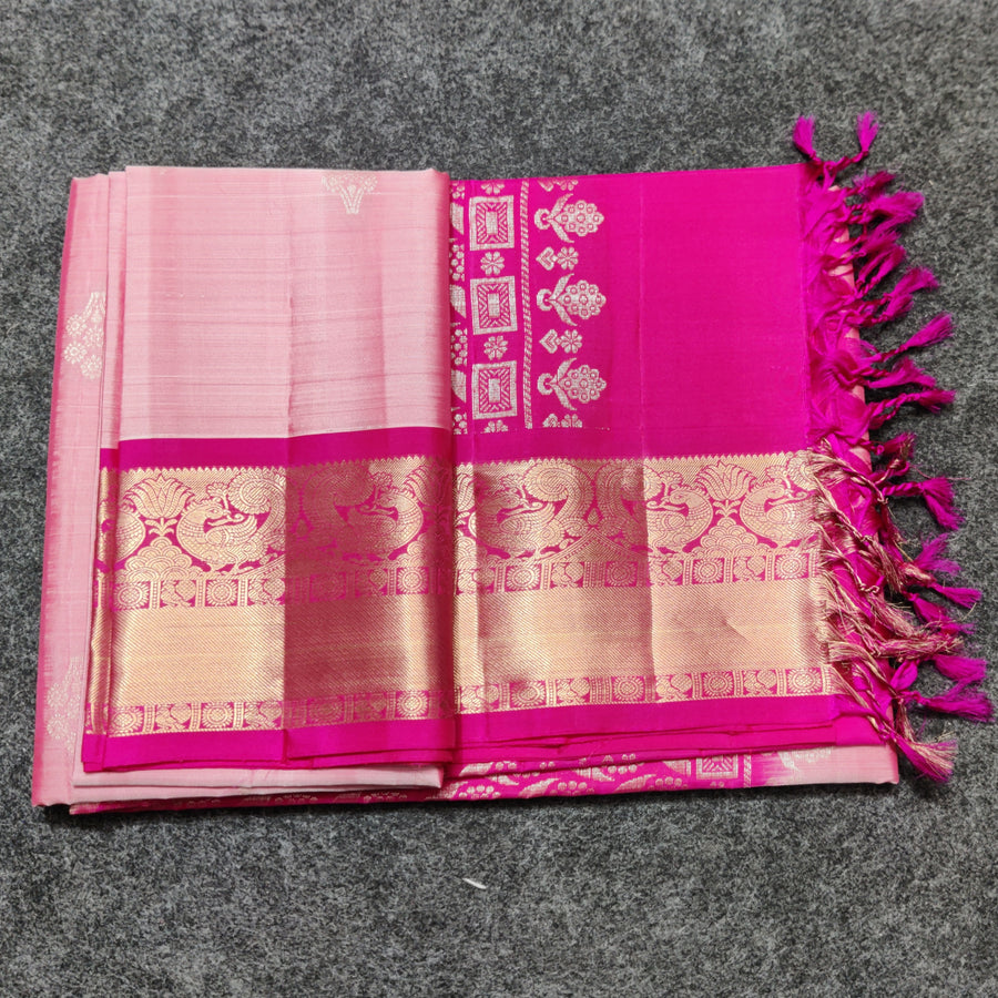 Meenakari kanchi lightweight pattu Saree - KMP24