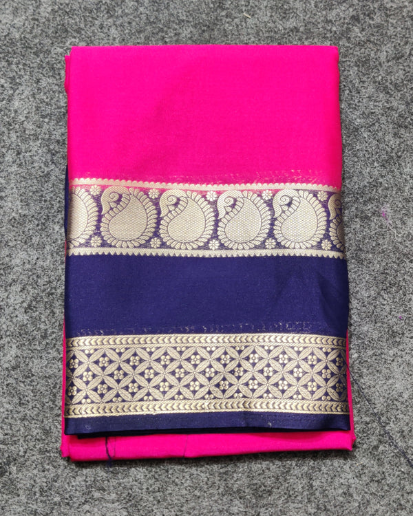 Mysore crepe semi silk saree - M21