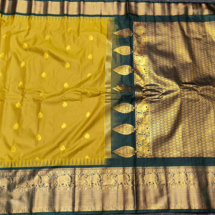 Gadwal Semi Silk Saree - GSM38