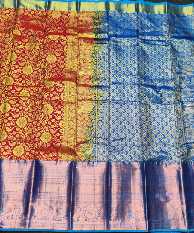 Kanchi Pattu Half Fine Brocade - SP49
