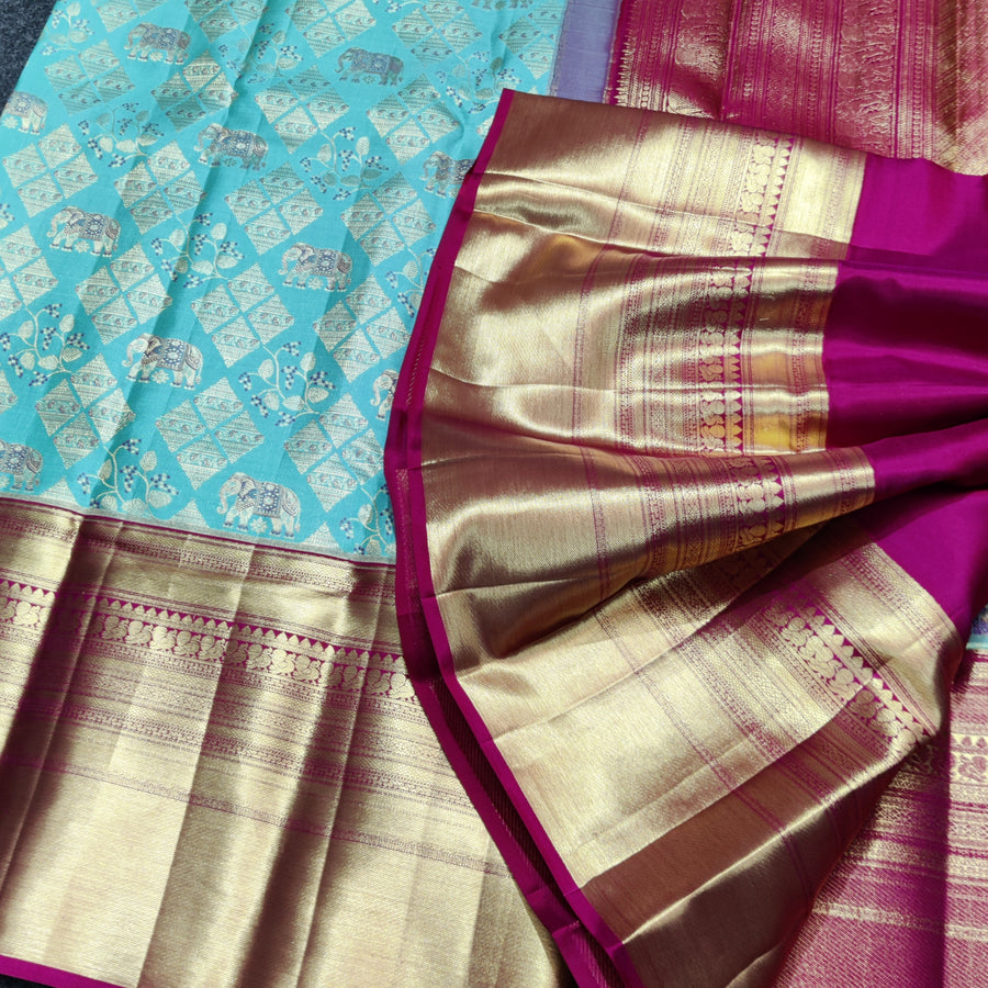 Kanchi Meenakari Bridal wear - KMP130