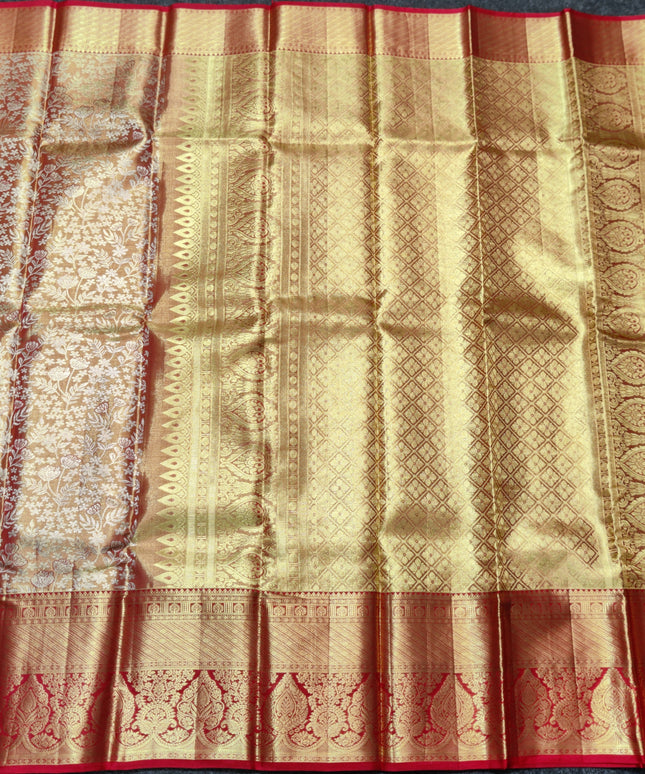 Kanchi Pattu Wedding Saree @35% Off -KMP61
