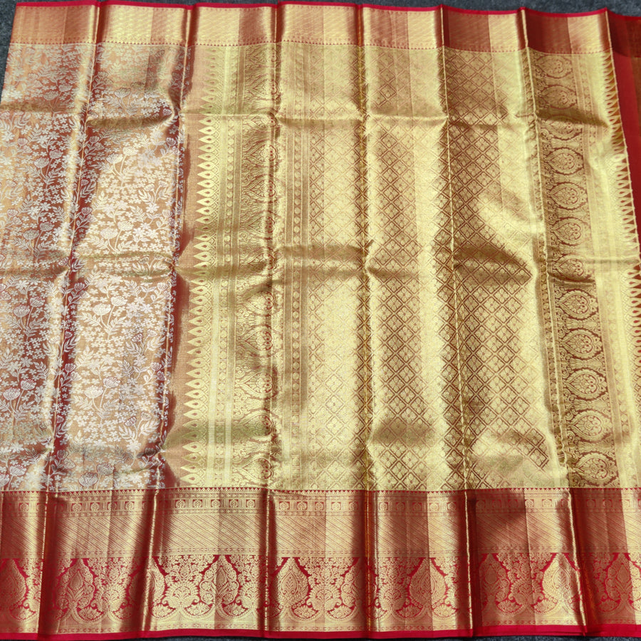 Kanchi Pattu Wedding Saree @35% Off -KMP61