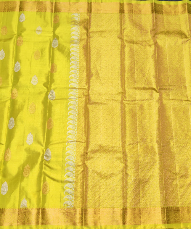Kanchi Pure Handloom Tissue Silk Saree-KMP115