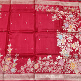 Crepe Banaras silk saree -BS09