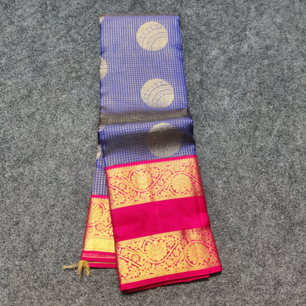 Kanchi Kuttu Vintage Handloom Pattu Saree - KMP3036