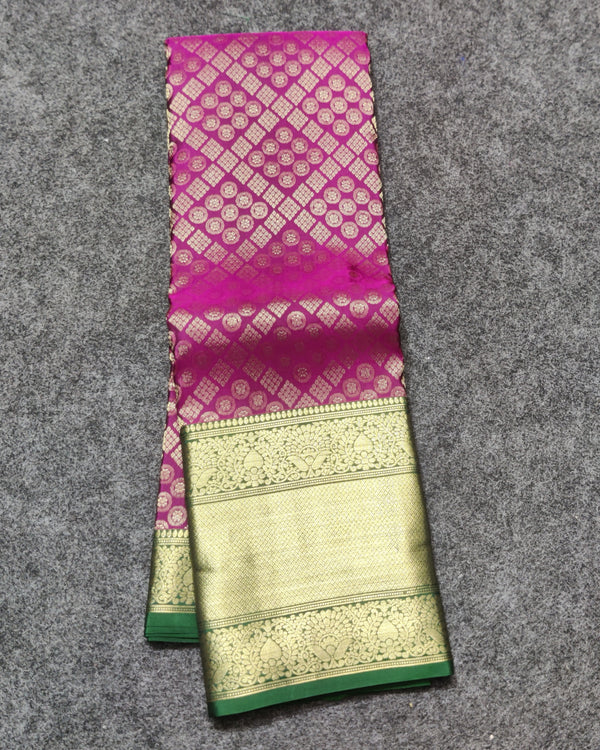 Kanchi pure Bridal wear saree @40% Off - KMP2006