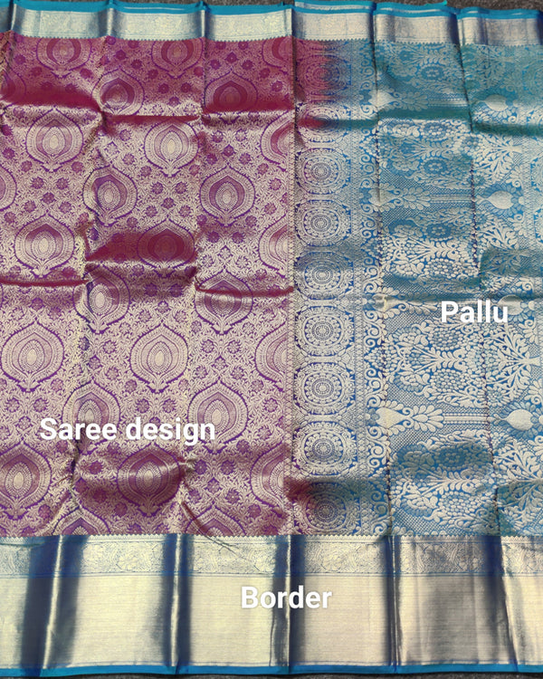 Kanchi pure Bridal wear saree @40% Off - KMP2002 alternate view