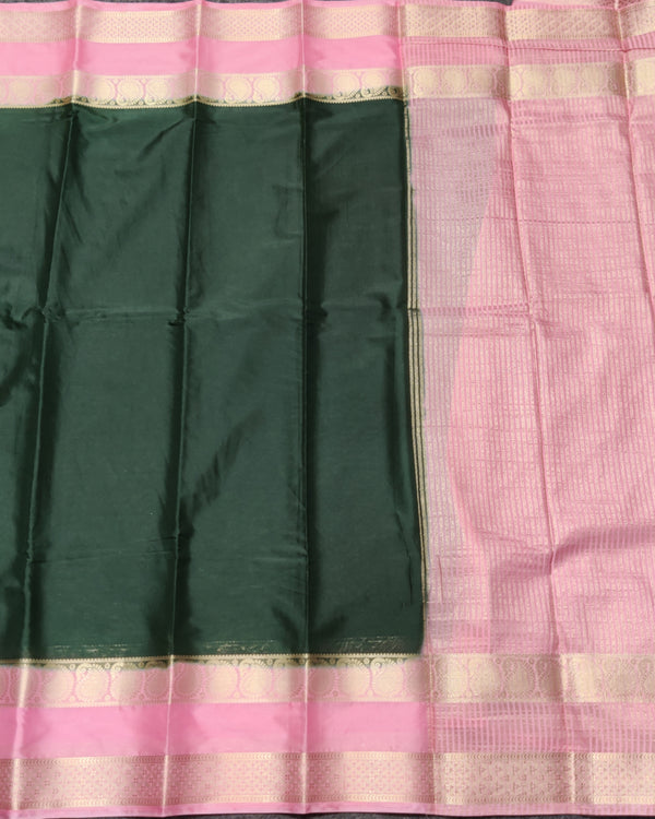 Mysore crepe semi silk saree - M22 alternate view