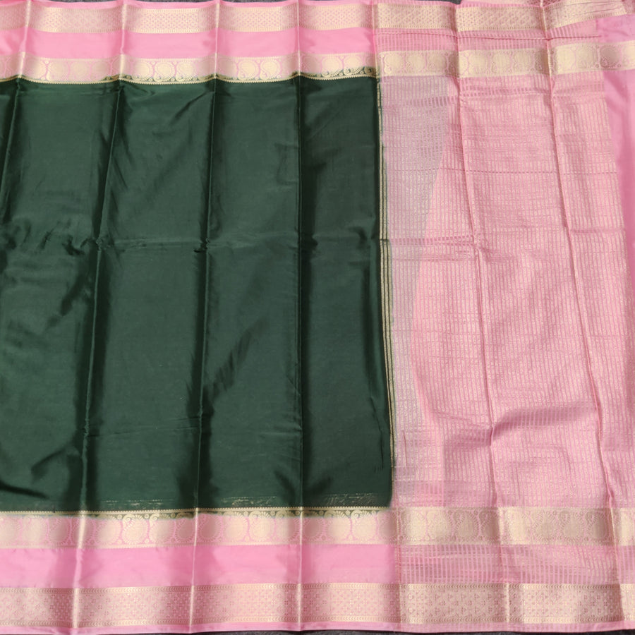 Mysore crepe semi silk saree - M22