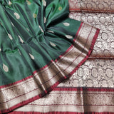 Kanchi pattu small border sarees - KMP153