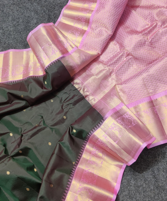 Gadwal Handloom Pure silk saree - GPS161