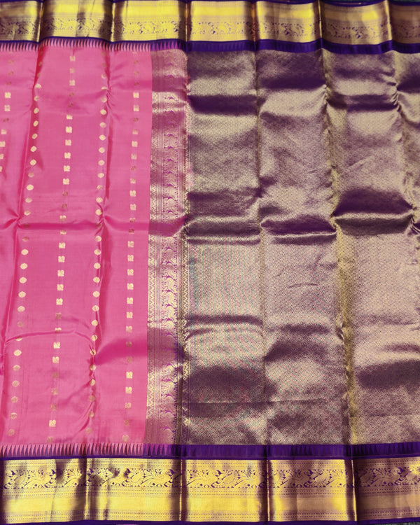 Kanchi Pure Handloom Gadwal Saree - KMP164 alternate view