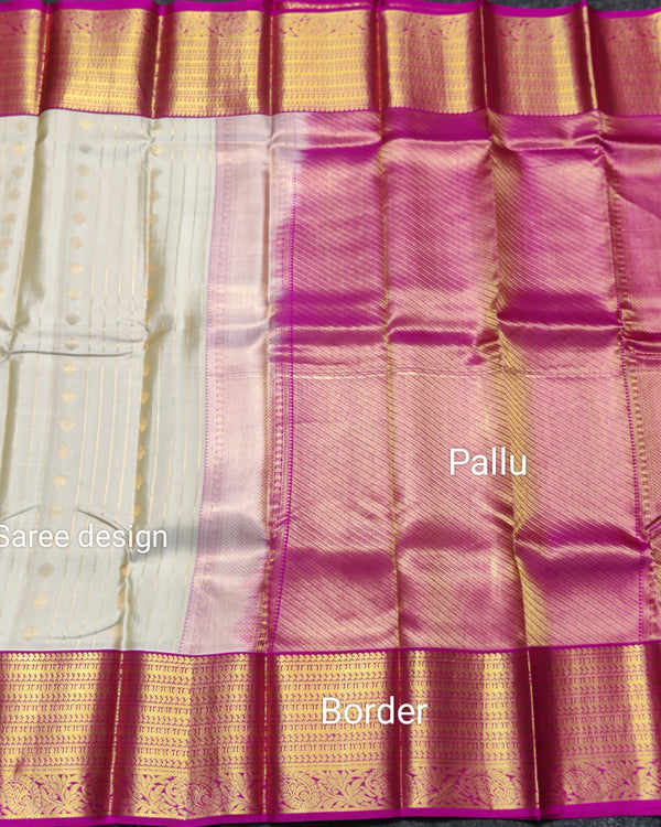 50% off Kanchi kuttu vintage Handloom saree - KMP95 alternate view