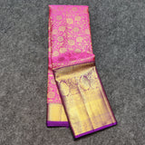Kanchi Meenakari Brocade Pure handloom Silk Saree - KMP1646