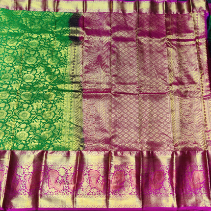 Kanchi pattu half fine Bridal Saree - HF05