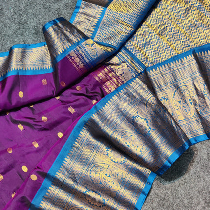 Gadwal pure silk saree - GPS09