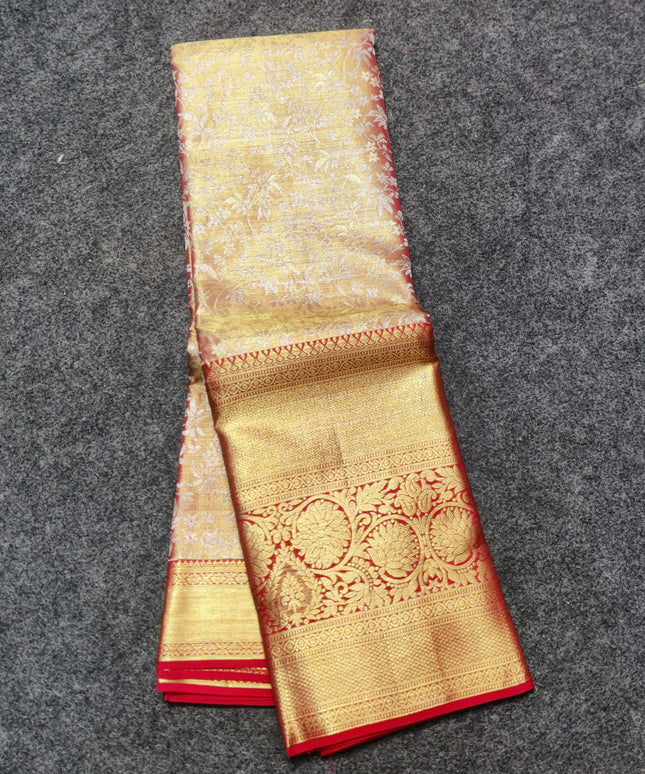 Kanchi Pattu Wedding Saree @35% Off -KMP63