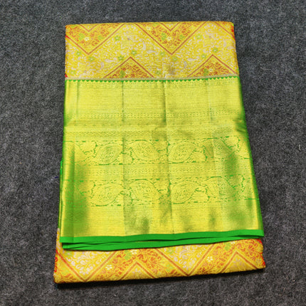 Kanchi Meenakari Brocade Pure handloom Silk Saree - KMP1786