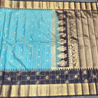 Gadwal Semi Silk Saree with Zari Checks – GSM01 at Jyothi Saree Mandir