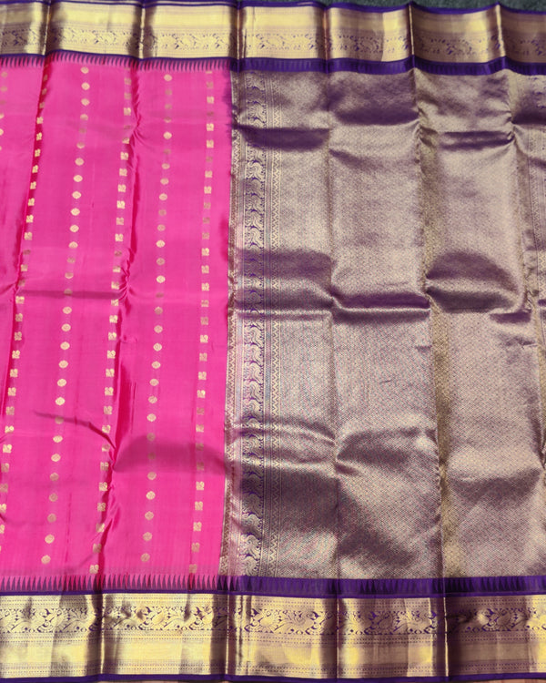 Kanchi Pure Handloom Gadwal Saree - KMP162 alternate view