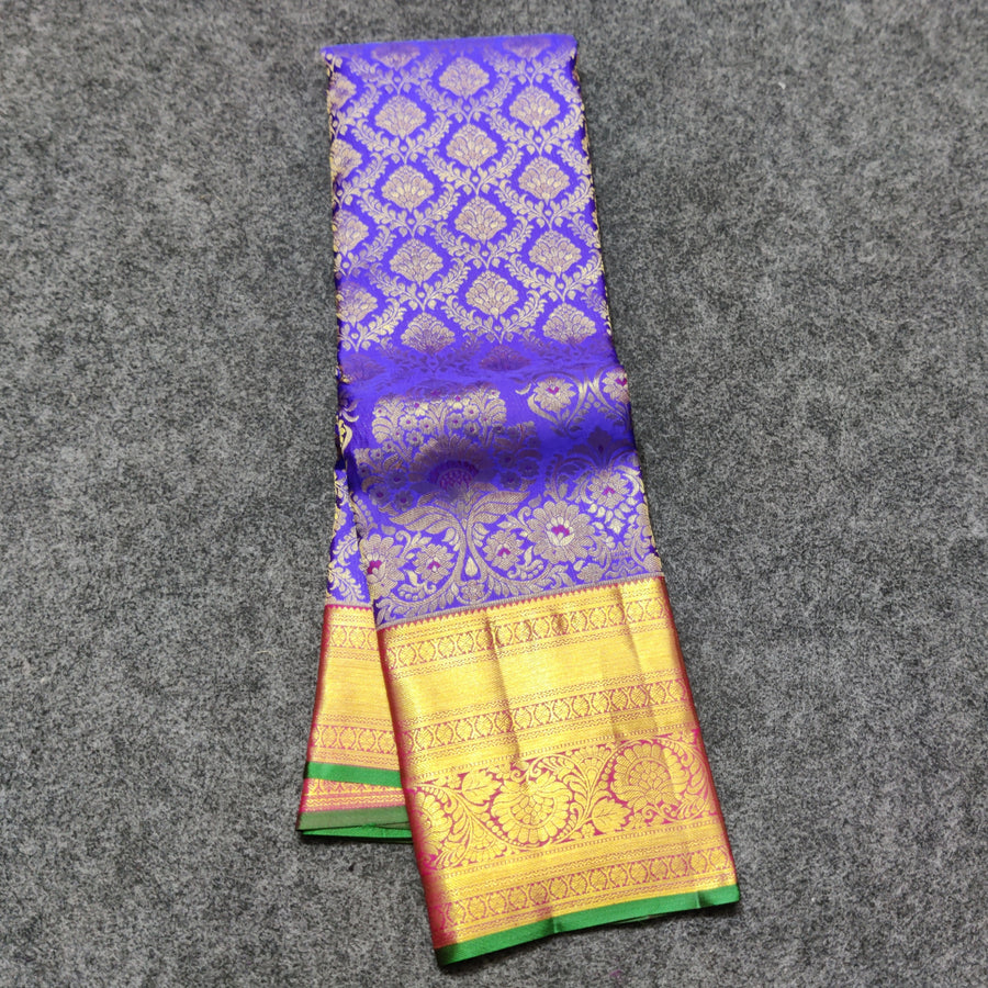 Kanchi Meenakari Brocade Pure handloom Silk Saree - KMP3210