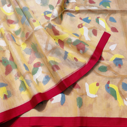 Jamdani handloom pure silk - JM13