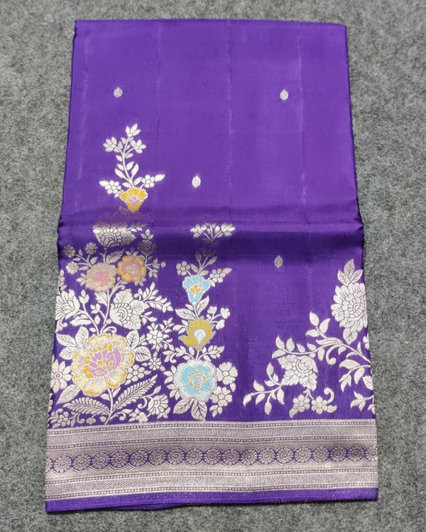 Crepe Banaras silk saree -BS05