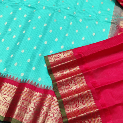 Gadwal Handloom Sico Silk Saree - GS165