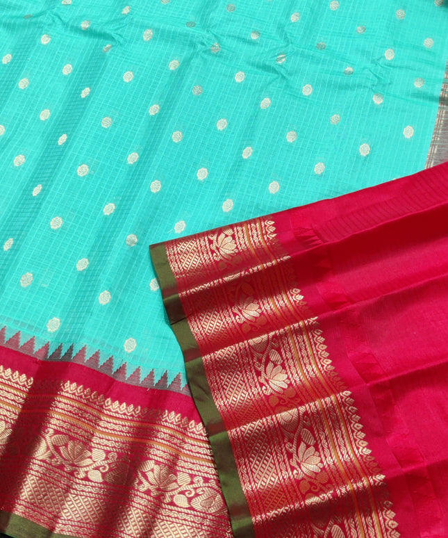 Gadwal Handloom Sico Silk Saree - GS165