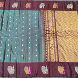 Gadwal Handloom pure silk- GPS06