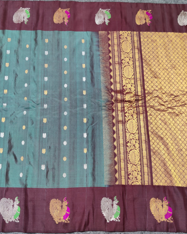Gadwal Handloom pure silk- GPS06 alternate view