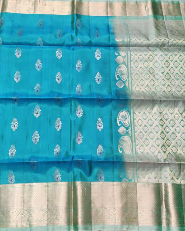 Kanchi Meenakari Handloom Lightweight Pure Silk Saree – KMP258 alternate view