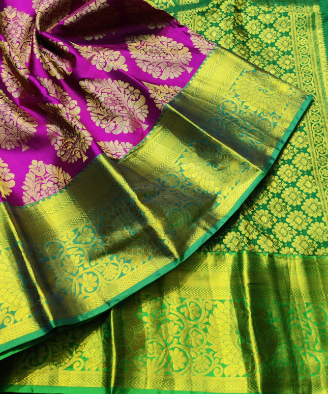 Kanchi Pattu Half Fine Brocade - SP31