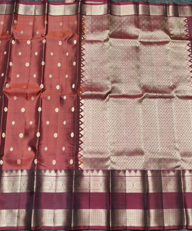 Kanchi Vintage Handloom Pattu Saree - KMP29