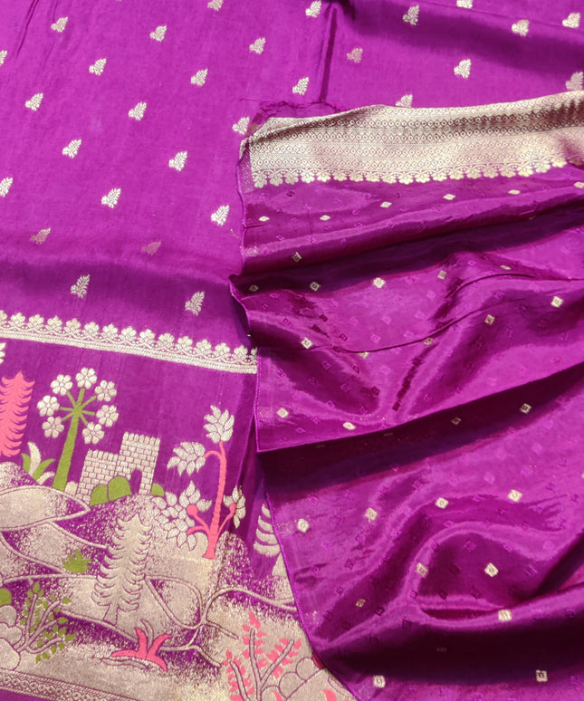 Mashru Silk Saree- MS33