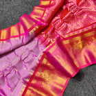 Gadwal check design pure silk- GPS142