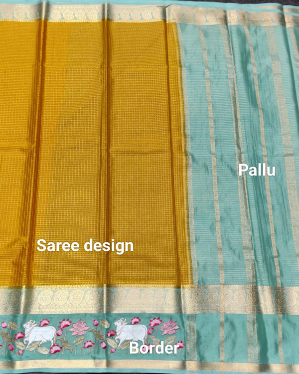 Semi crepe silk saree - SC09 alternate view