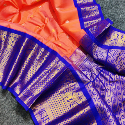 Gadwal pure handloom kuttu silk saree - GPS120