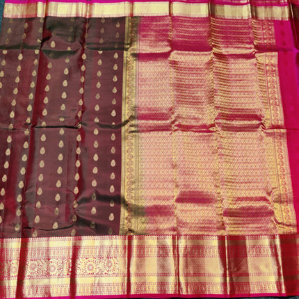 Kanchi pure vintage silk Saree - KMP2079